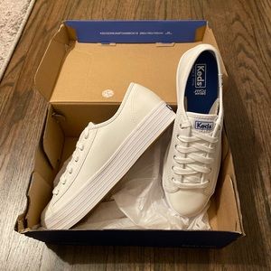 Triple Kick Leather White Keds